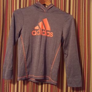Adidas boy youth small hood long sleeve